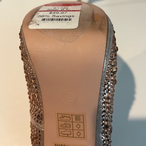 NWT Lauren Lorraine Candy Peep Toe Heels - Picture 9 of 10